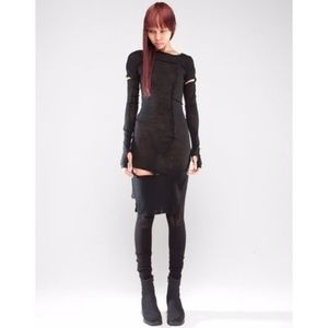 Demobaza distressed dress